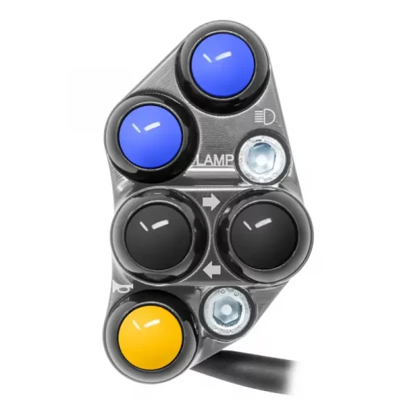 Commodo de guidon gauche pour TMAX 530 gris titane