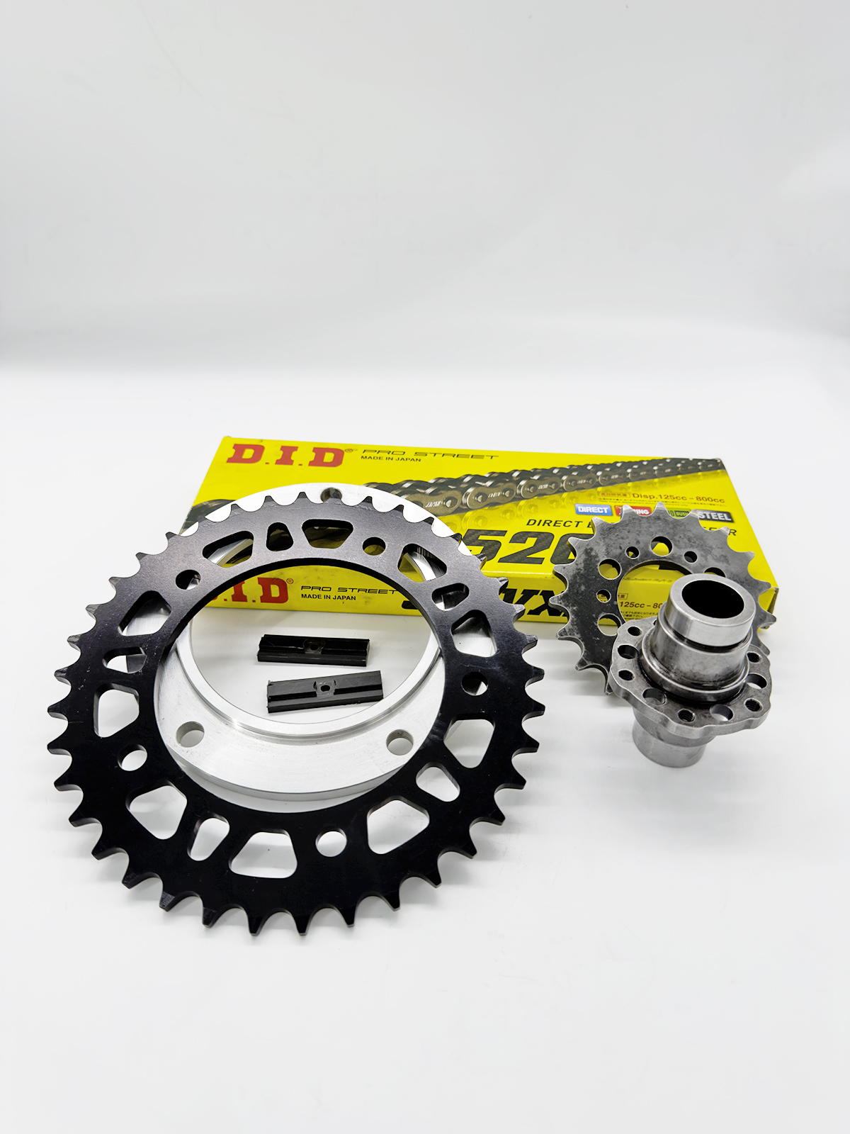 Kit chaine pour TMAX 530 2017 à 2019 (chaine acier ou dorée) – Image 2