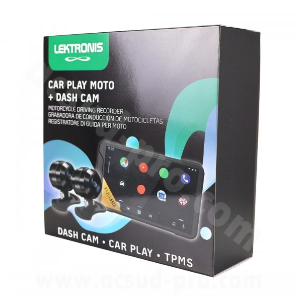dash cam car play deux roues