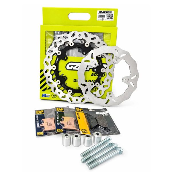 Kit disques av/arr 320mm Galfer Floatech Wave pour TMAX 530 / 560